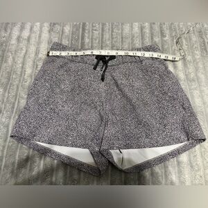 Lululemon Black and White Speckled Shorts